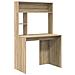 Scrivania rovere sonoma 91 x 50 x 149 cm Legno multistrato - Foto miniatura 1