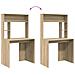 Scrivania rovere sonoma 91 x 50 x 149 cm Legno multistrato - Foto miniatura 8