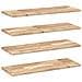 Mensole da Parete 4 pz 100x30x2 cm Legno Acacia Non Trattato - Foto miniatura 1