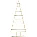 Albero di Natale in metallo con supporto Oro 180 cm - Foto miniatura 1