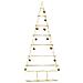 Albero di Natale in metallo con supporto Oro 180 cm - Foto miniatura 3