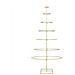 Albero di Natale in metallo con supporto Oro 180 cm - Foto miniatura 6