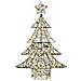 Albero di Natale con 120 LED Bianco caldo 120 cm Rattan - Foto miniatura 3