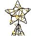 Albero di Natale con 120 LED Bianco caldo 120 cm Rattan - Foto miniatura 5