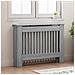 Copertura per radiatori Grigio Sonoma 112 x 19 x 81,5 cm - Foto miniatura 3
