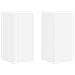 Mobile TV da parete 2 pcs Bianco 30 x 31 x 60 cm - Foto miniatura 1
