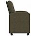 Sedie da Pranzo con Ruote 2 pcs Verde militare 57 x 67 x 95 cm - Foto miniatura 5