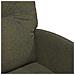 Sedie da Pranzo con Ruote 2 pcs Verde militare 57 x 67 x 95 cm - Foto miniatura 7