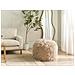 Pouf Tukki Finta Pelliccia Beige Chiaro - Foto miniatura 1