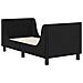 Struttura letto per bambini con testata Nero 70 x 140 cm - Foto miniatura 4