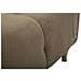 Poltrona Alma Con Cuscino In Tessuto Grigio E Gambe Oro 97x81x71 Cm - Foto miniatura 7