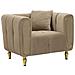 Poltrona Vkh323-marrone-legno-81x97x71 Cm - Foto miniatura 1