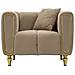 Poltrona Vkh323-marrone-legno-81x97x71 Cm - Foto miniatura 2