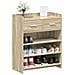 Mobile per scarpe con cassetto Rovere Sonoma 73,5 x 36 x 92 cm - Foto miniatura 2
