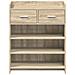 Mobile per scarpe con cassetto Rovere Sonoma 73,5 x 36 x 92 cm - Foto miniatura 4