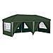 Tenda per feste a pop-up 575 x 288 x 245 cm Verde - Foto miniatura 1