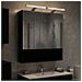 Mobiletto per specchio da bagno Rovere Nero 60 x 14.5 x 70 cm - Foto miniatura 2