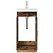 Mobile da bagno con lavabo Legno antico 42 x 40 x 84,5 cm - Foto miniatura 3