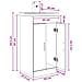 Mobile da bagno con lavabo Legno antico 42 x 40 x 84,5 cm - Foto miniatura 8