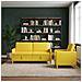 Set di Divani con Storage 2 pcs Giallo Chiaro Poliestere - Foto miniatura 2