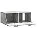 Mobile Porta TV da Muro Grigio Cemento 78,5 x 41 x 30 cm - Foto miniatura 3