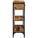 Tavolo consolle con cassetto Legno vecchio 72.5 x 25 x 75 cm - Foto miniatura 7