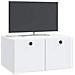 Mobile Porta TV da Muro 59,5 x 41 x 30 cm Bianco - Foto miniatura 3