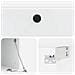 Mobile Porta TV da Muro 59,5 x 41 x 30 cm Bianco - Foto miniatura 9
