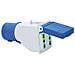 Adattatore da spina Protezione IP44 Presa 2x2P piu' T16A - Foto miniatura 10