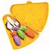 3 Posatine Con Custodia Tip Top Tap Bimbi Color - Foto miniatura 1