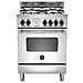 Cucina Elettrica AMN664EXT 4 Fuochi a Gas Forno Elettrico Multifunzione Classe A Dimensioni 60 x 60 cm Colore Inox Serie Americana - Foto miniatura 1