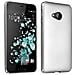 Custodia Compatibile Con Htc U Play In Argento Metallo - Hard Case Coperchio Protettivo In Look Metallico Contro I Graffi E Gli Urti - Foto miniatura 1