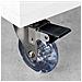 2036020 Set Di 4 Rotelle Pivotanti Trasparenti Per Mobile Con Piastra Di Assemblaggio E Cuscinetto A Sfere, Diametro 50 Mm, 50mm - Foto miniatura 3