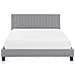 Letto Matrimoniale King Size Grigio Chiaro 180 X 200 Cm Poitiers - Foto miniatura 9
