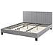 Letto Matrimoniale King Size Grigio Chiaro 180 X 200 Cm Poitiers - Foto miniatura 13