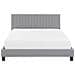 Letto Matrimoniale King Size Grigio Chiaro 180 X 200 Cm Poitiers - Foto miniatura 4