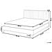 Letto Matrimoniale King Size Grigio Chiaro 180 X 200 Cm Poitiers - Foto miniatura 15