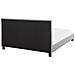 Letto Matrimoniale King Size Grigio Chiaro 180 X 200 Cm Poitiers - Foto miniatura 16