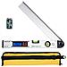 Angle Digital Finder 0-225 Goniometro Digitale Con Batteria E Il Sacchetto 400 Millimetri 16 Pollici Angolo Righello Con Livelli Di Spirito E Retroilluminato Angle Lcd Digitale Di Misura Strumento Per Roofing Ingegneria - Foto miniatura 1