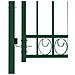 Cancello Per Recinzione Ad Arco In Acciaio 100x150 Cm Verde - Foto miniatura 4