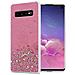 Custodia Compatibile Con Samsung Galaxy S10 4g In Rosa Con Glitter - Coperchio Protettivo In Silicone Tpu Flessibile Con Glitter Scintillanti - Foto miniatura 1