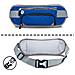 Marsupio Per Bottiglie D'acqua Sportive Con Riflettore In Crocus Blu - Marsupio Impermeabile Di Lunghezza Regolabile Tasca Per Cellulare Con Scomparto Per Bottiglia D'acqua E Chiusura A Zip - Foto miniatura 3