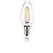 Lampadina E14 Oliva 4w 2700k Cri80 Trasp - Ideal Lux 270944 - Foto miniatura 1