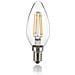 Lampadina E14 Oliva 4w 2700k Cri80 Trasp - Ideal Lux 270944 - Foto miniatura 2
