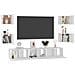 Set di Mobili Porta TV 7 pz Bianco in Legno Multistrato - Foto miniatura 8