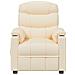 Poltrona Massaggiante Elettrica Crema in Tessuto - Foto miniatura 3