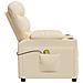 Poltrona Massaggiante Elettrica Crema in Tessuto - Foto miniatura 4
