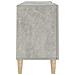 Mobile Porta Tv Grigio Cemento 150x30x50cm In Legno Multistrato - Foto miniatura 7