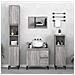 Set Mobili Da Bagno 3 Pz Grigio Sonoma In Legno Multistrato - Foto miniatura 1