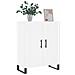 Credenza Bianca 69,5x34x90 Cm In Legno Multistrato - Foto miniatura 3